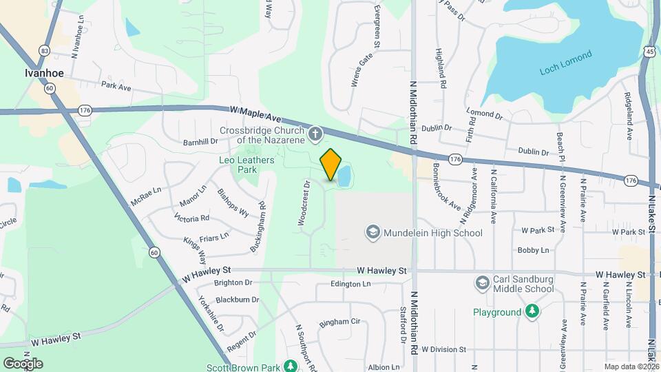 621 Woodhaven Dr Map and Location Details