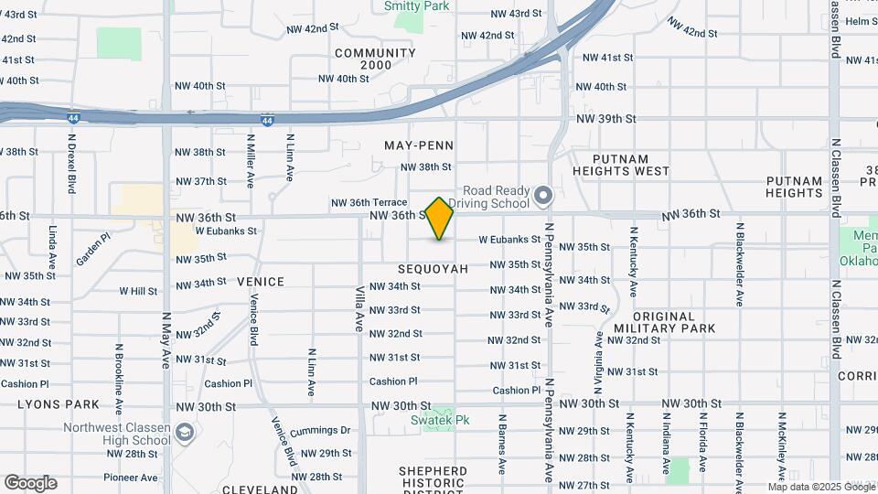 2316 W Eubanks St Map and Location Details