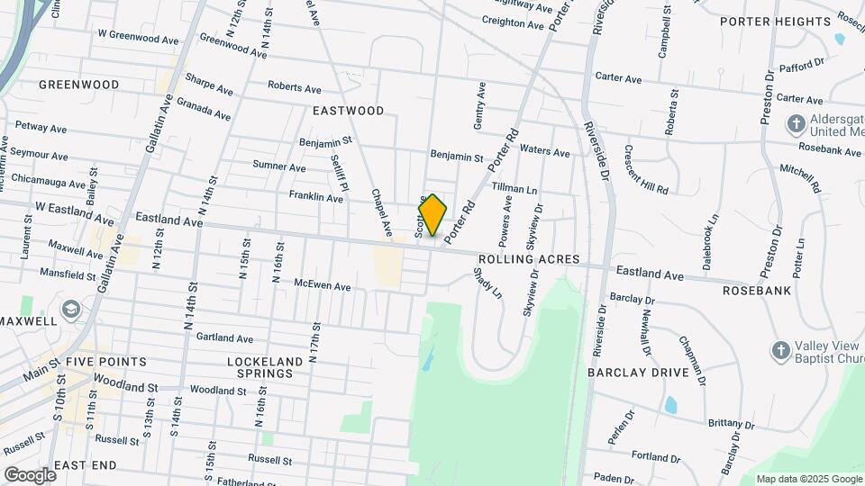 2015 Eastland Ave Map and Location Details