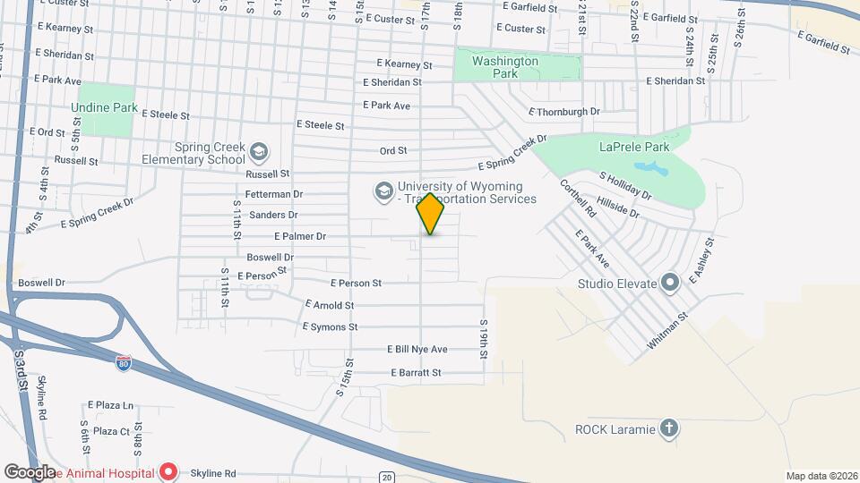 1706 Palmer Dr Map and Location Details