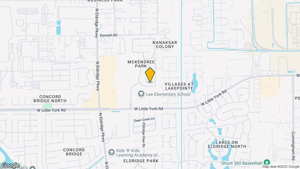 12818 Ashton Lake Ln Mapa y Detalles de la Ubicación