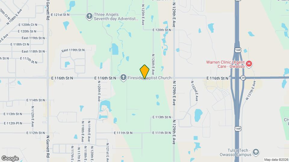 12506 E 116th St N Map and Location Details