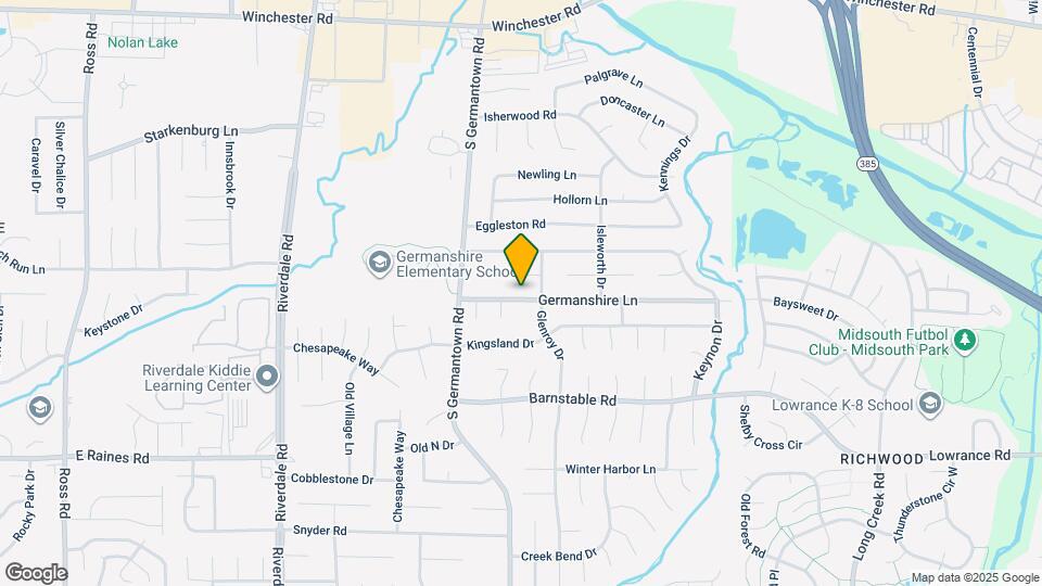 7248 Germanshire Ln Map and Location Details