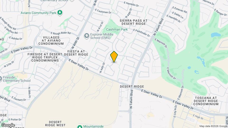 4501 E Melinda Ln Map and Location Details