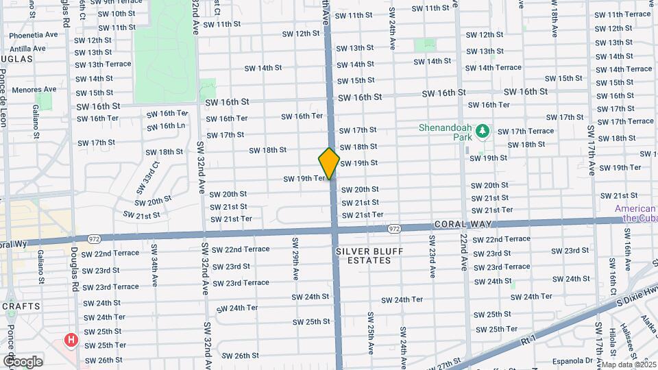 1960 SW 27th Ave Mapa y Detalles de la Ubicación