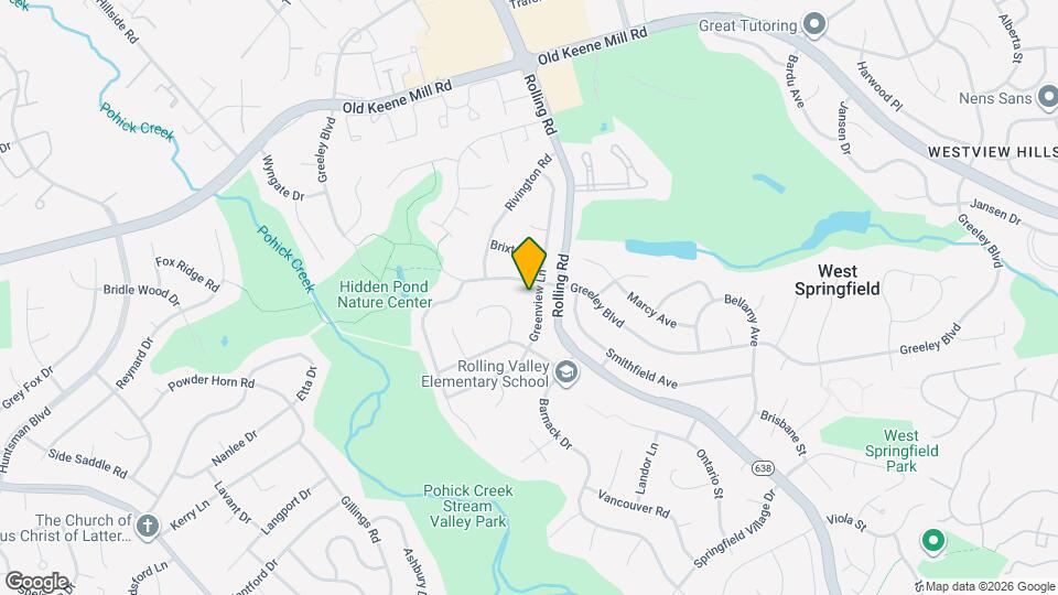 6602 Greenview Ln Map and Location Details