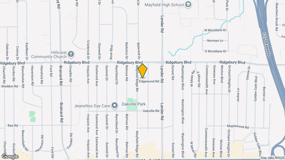 5923 Edgewood Rd Map and Location Details