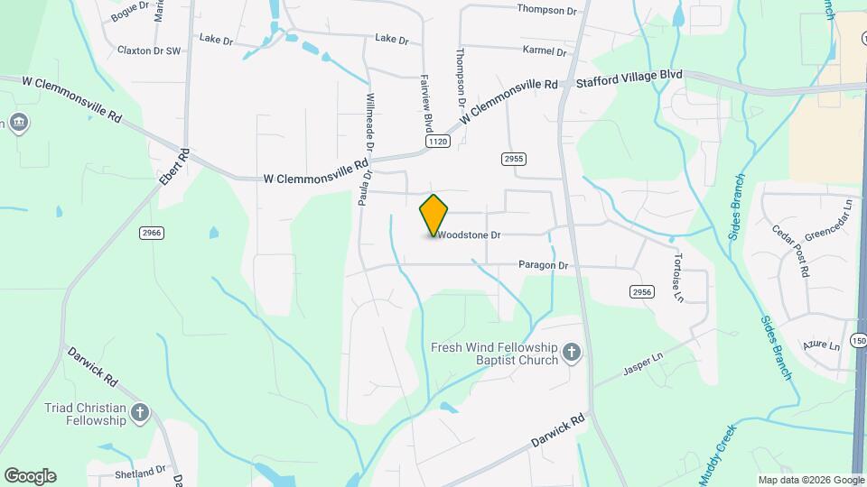 1882 Woodstone Dr Map and Location Details