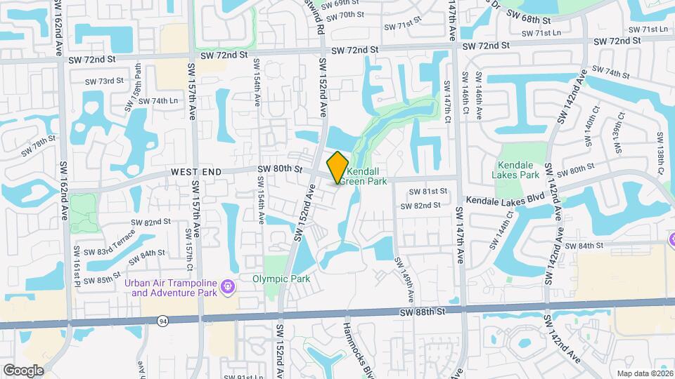 15006 SW 80th Terrace Map and Location Details