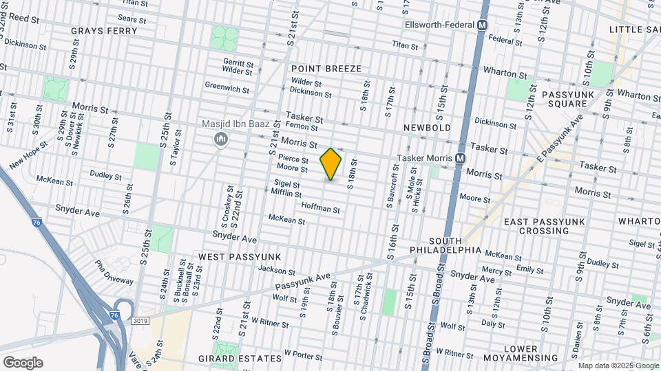 1844 McClellan St Map and Location Details