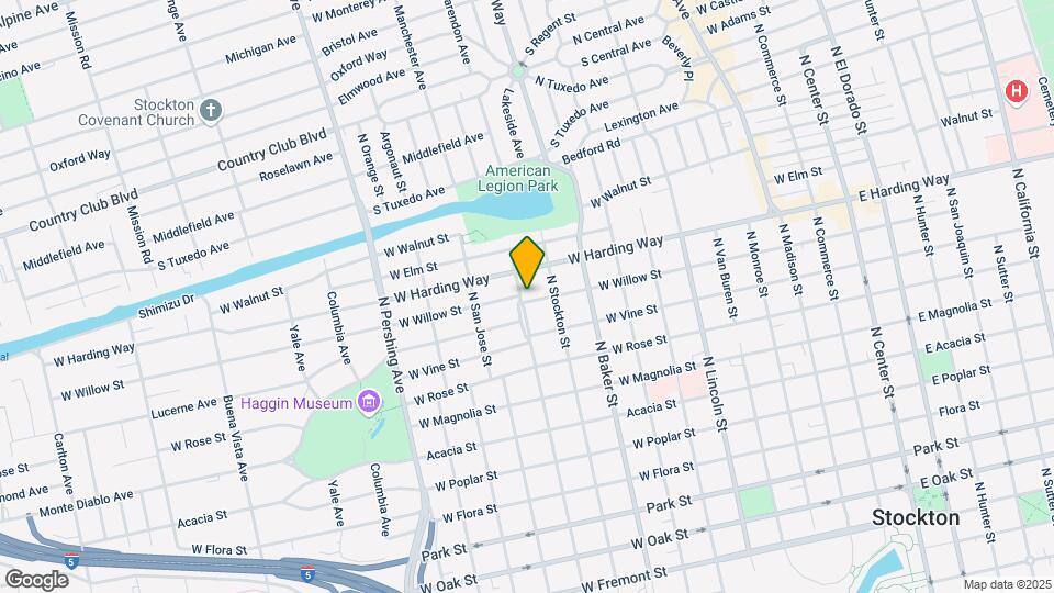 1400 N Yosemite St Map and Location Details