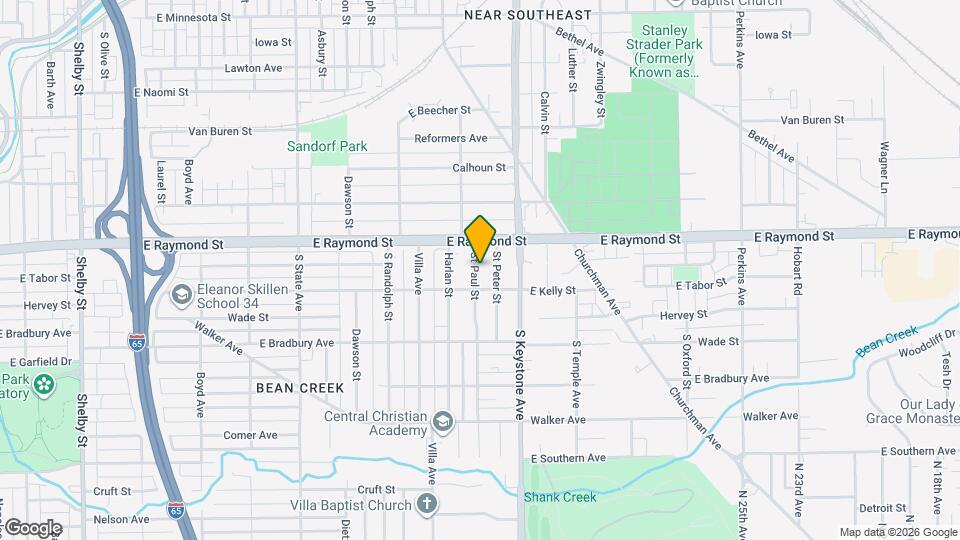 2233 St Paul St Map and Location Details