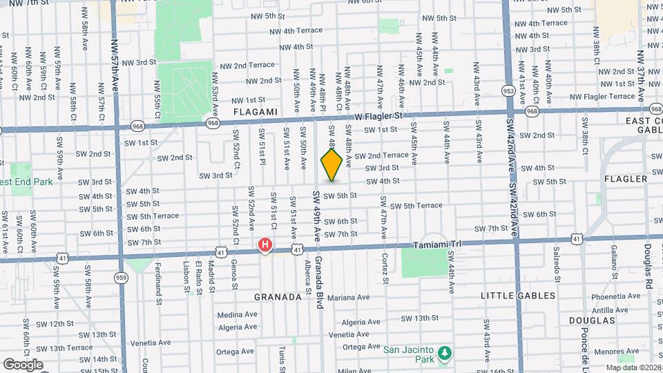 4850 SW 4th St Map and Location Details