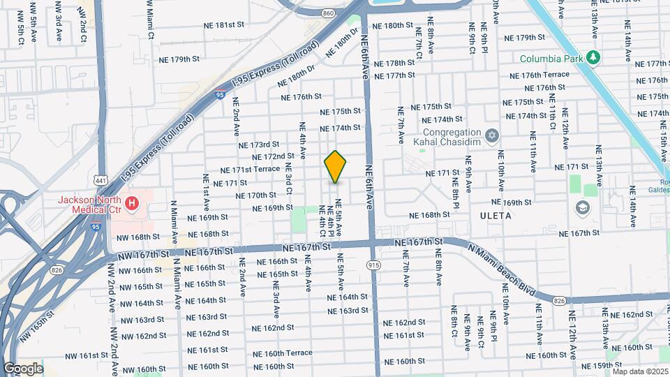17022 NE 5th Ave Map and Location Details