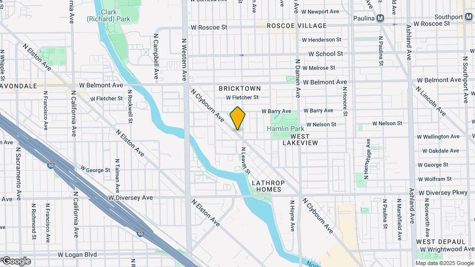 3019 N Clybourn Ave Map and Location Details
