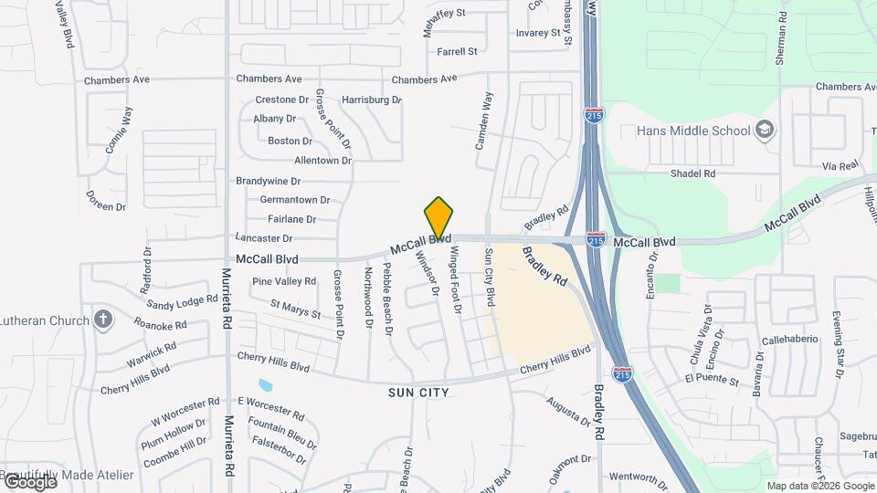 26575 McCall Blvd Mapa y Detalles de la Ubicación