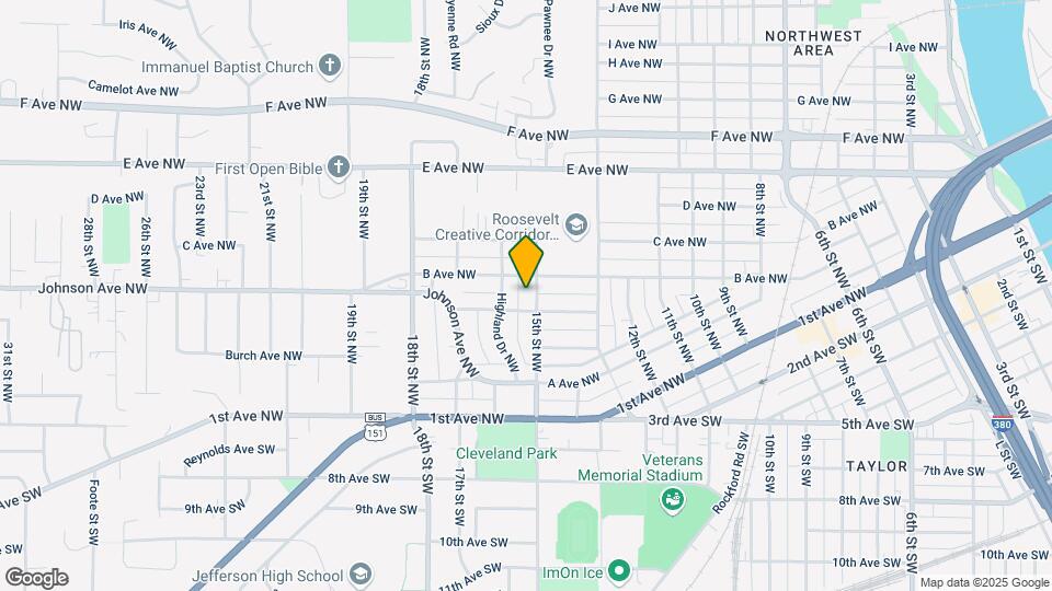 282 15th St NW Map and Location Details