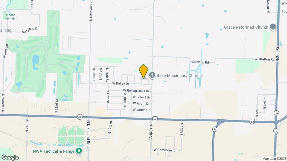 1306 W Walker Dr Map and Location Details