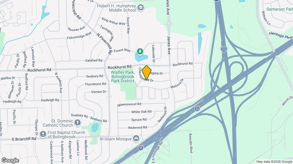 651 Chesapeake Dr Map and Location Details