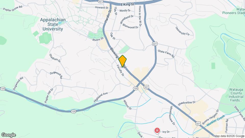 The Standard at Boone Map and Location Details