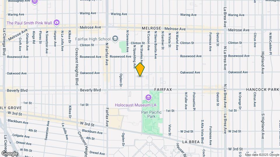 347 N Stanley Ave Map and Location Details
