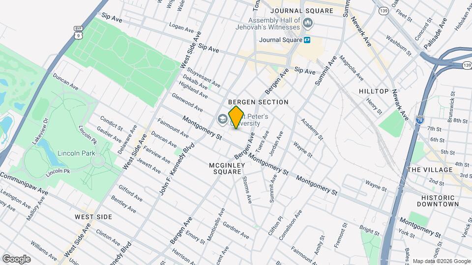 33 Glenwood Ave Map and Location Details