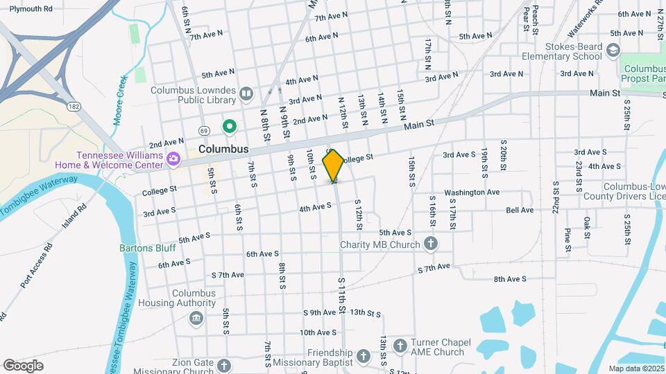 302 S 11th St, Unit 6 Map and Location Details