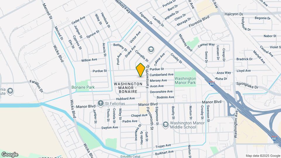 1237 Mersey Ave Map and Location Details