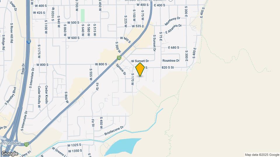 885 S 110 W Map and Location Details