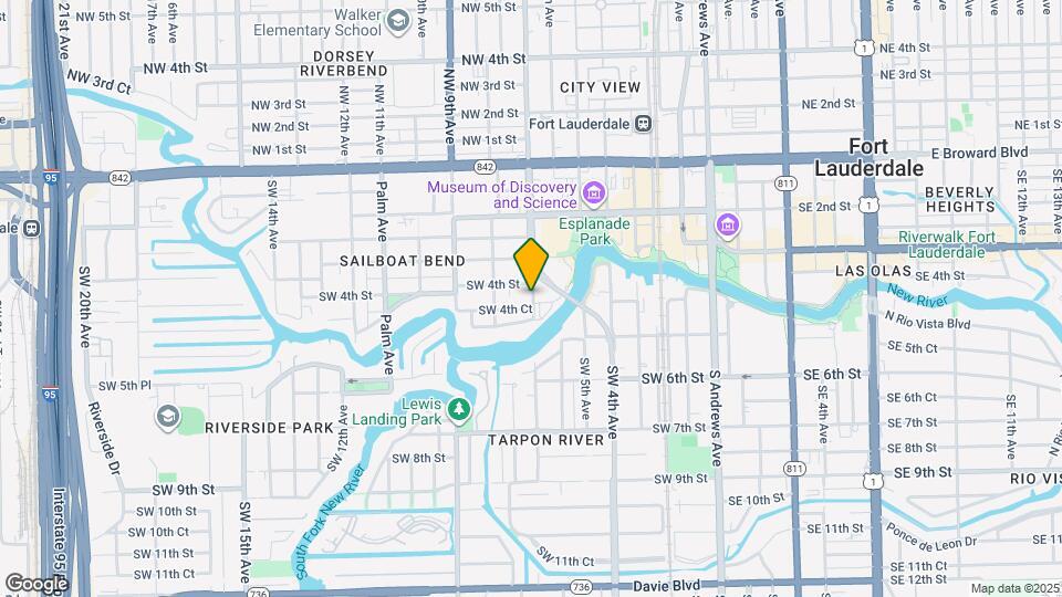 417 SW 7th Ave Map and Location Details