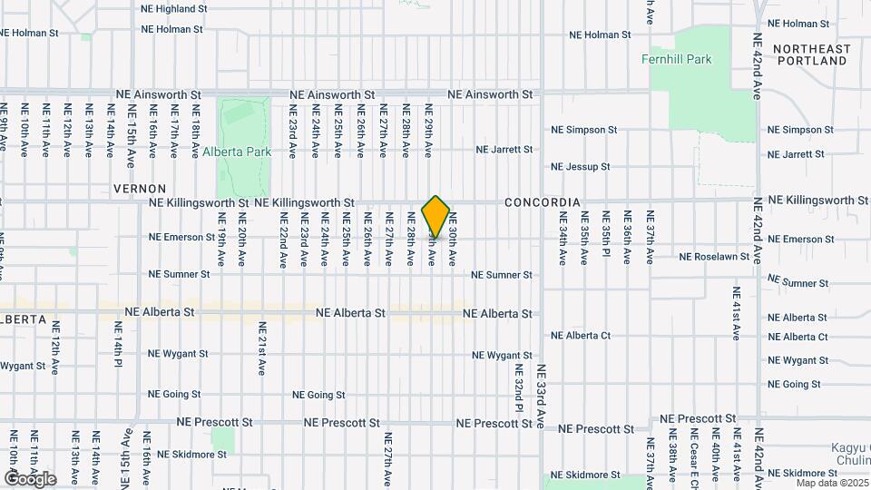 5278 NE 29th Ave Map and Location Details