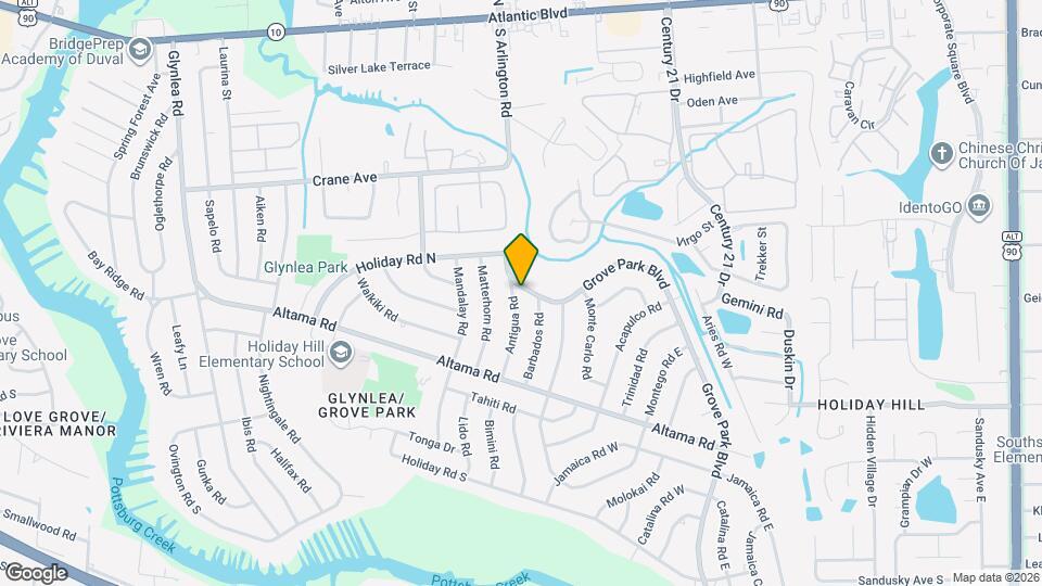 602 Grove Park Blvd Map and Location Details