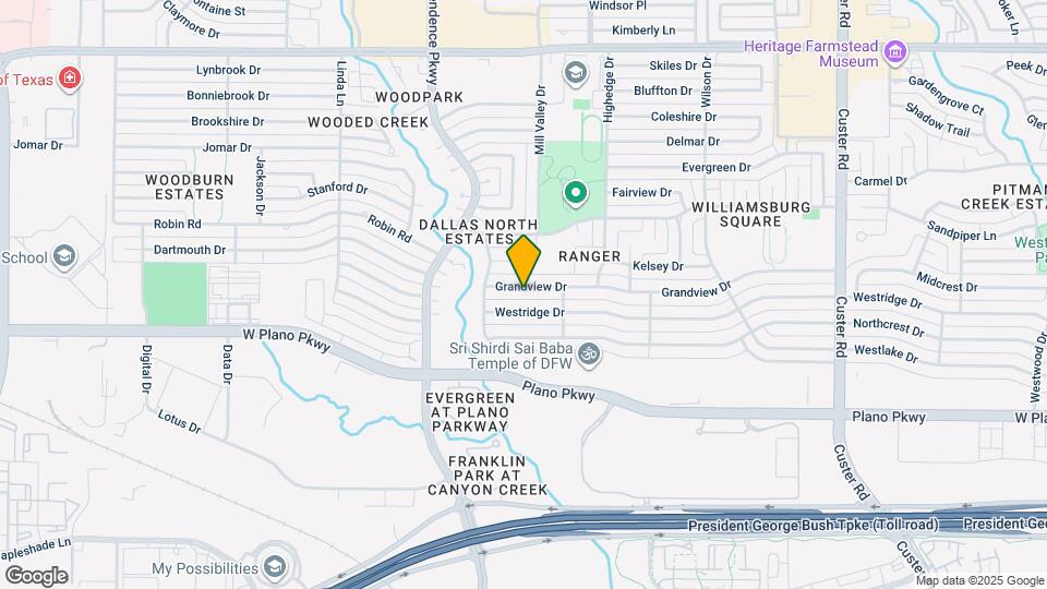 2720 Grandview Dr Map and Location Details