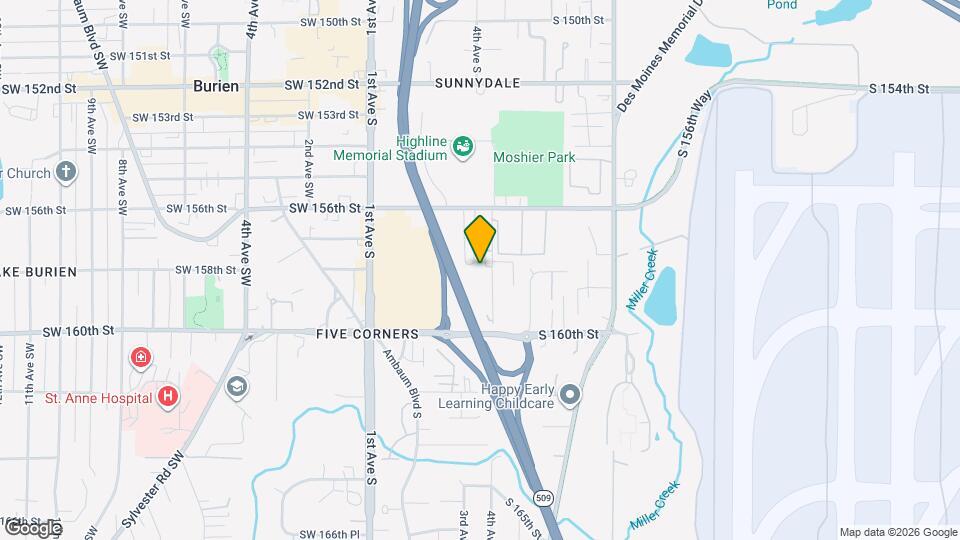 15707 4th Ave S, Unit 23 Mapa y Detalles de la Ubicación