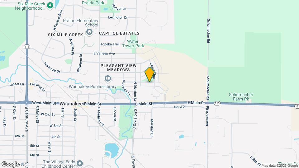 631 Hillcrest Dr Map and Location Details