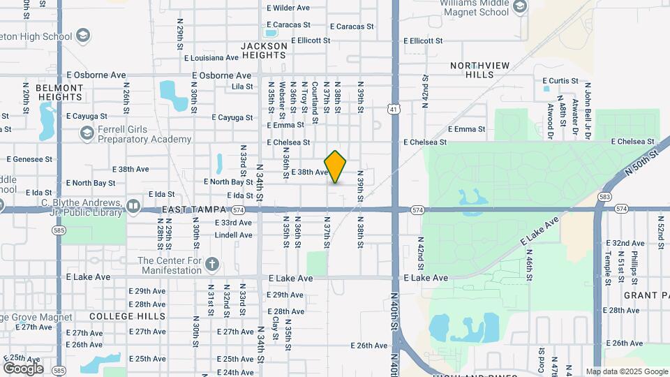 3703 E North Bay St Map and Location Details