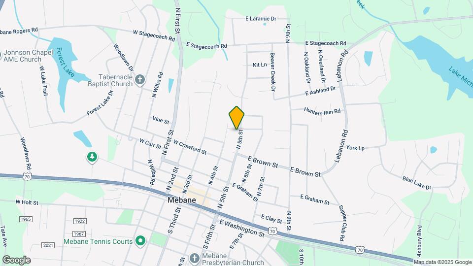 513 N 5th St Map and Location Details