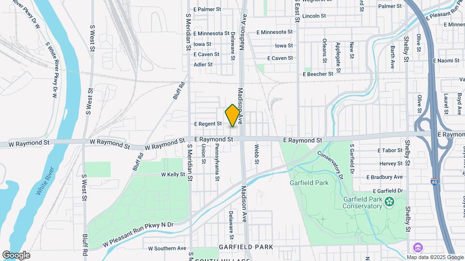 2163 S Delaware St Map and Location Details