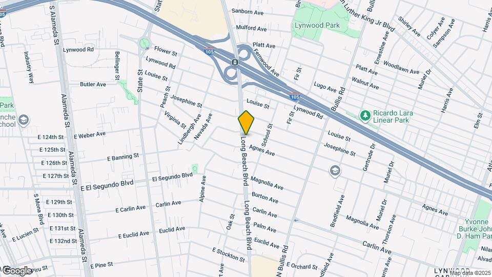 11916 Long Beach Blvd Map and Location Details