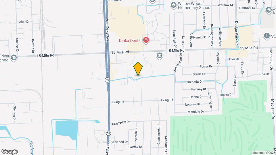 8445 Hickory Dr Map and Location Details
