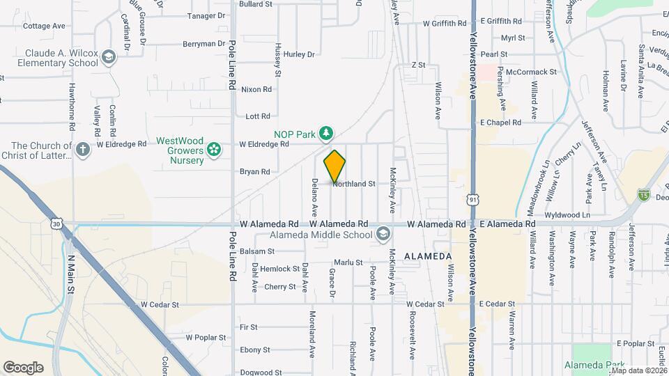 405 Northland St Map and Location Details