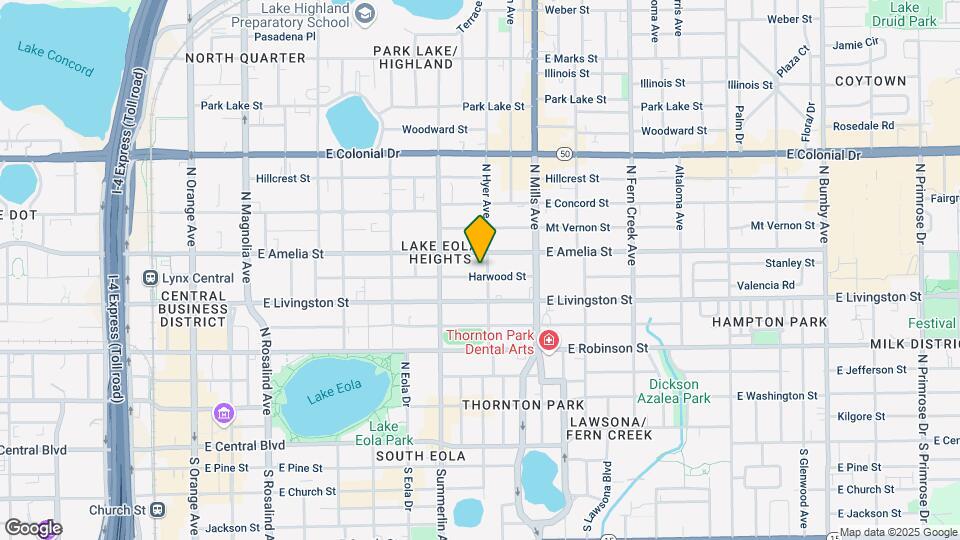 817 Harwood St Map and Location Details