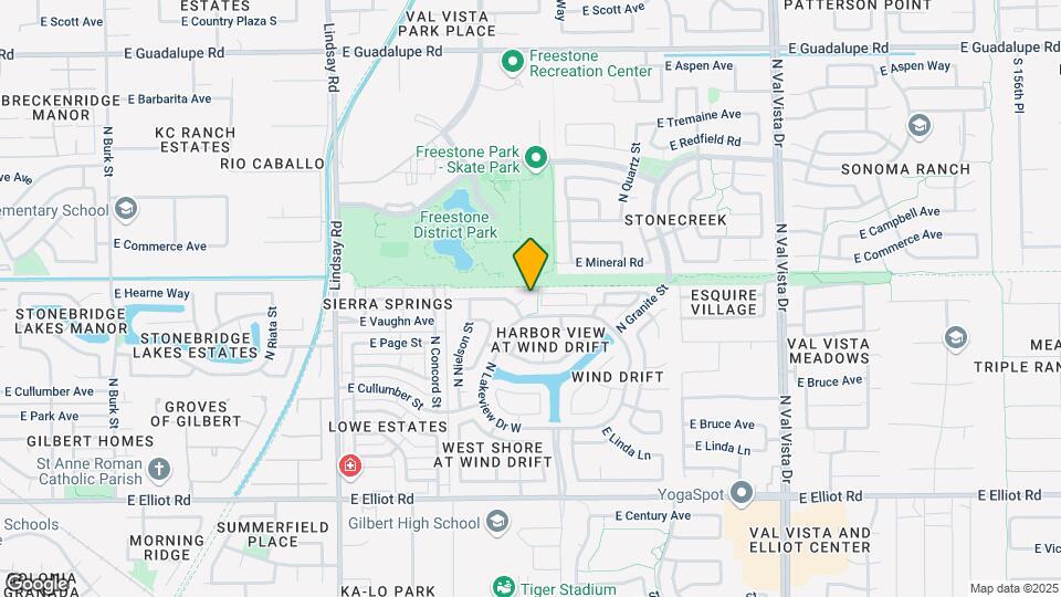 1126 E Hearne Way Map and Location Details