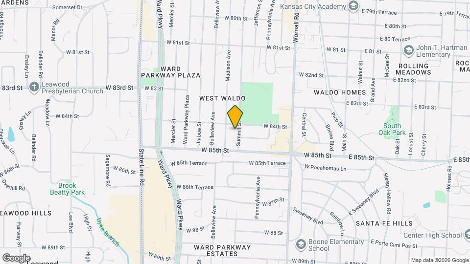 8410 Summit St Map and Location Details