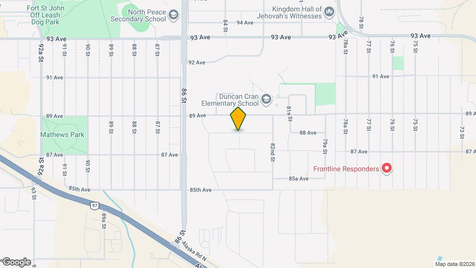 8323-A-8388 88 Ave Map and Location Details