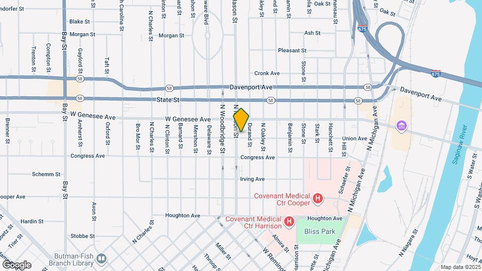 1420 Union Ave Map and Location Details