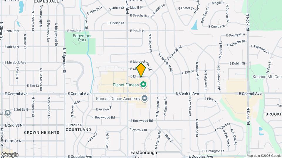 6517 E Elm St Map and Location Details