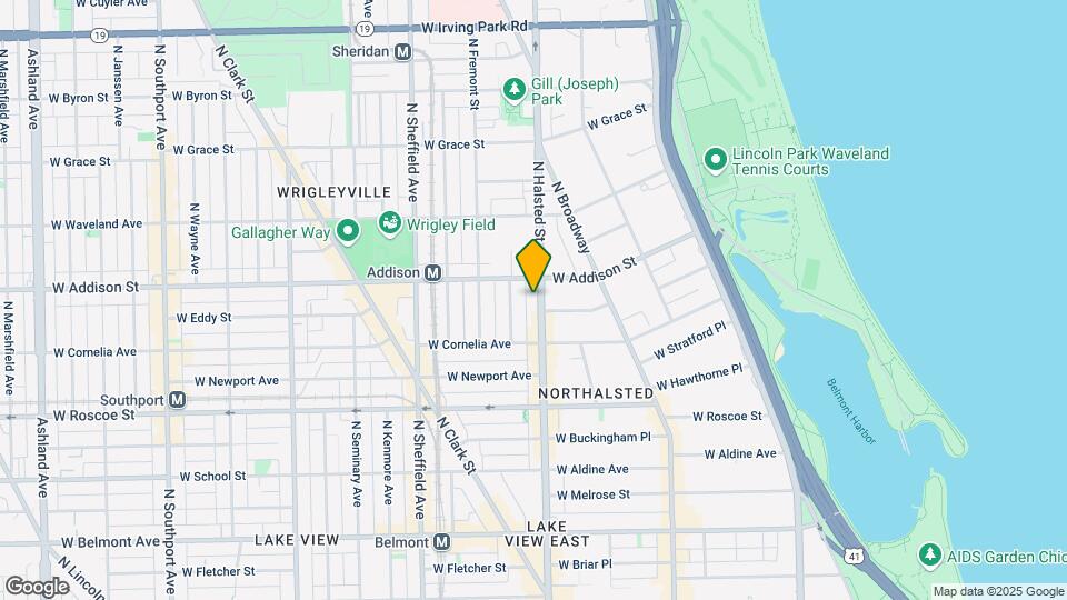 3542 N Halsted St Mapa y Detalles de la Ubicación