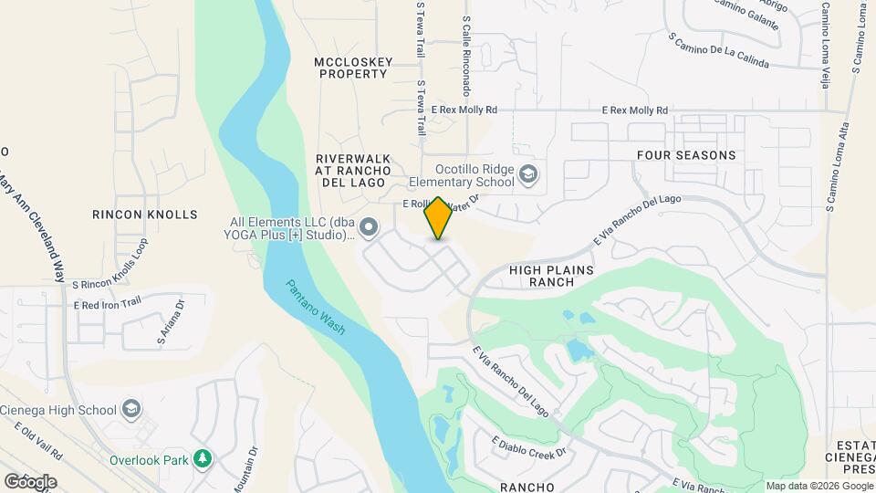 10437 S Painted Mare Dr Mapa y Detalles de la Ubicación