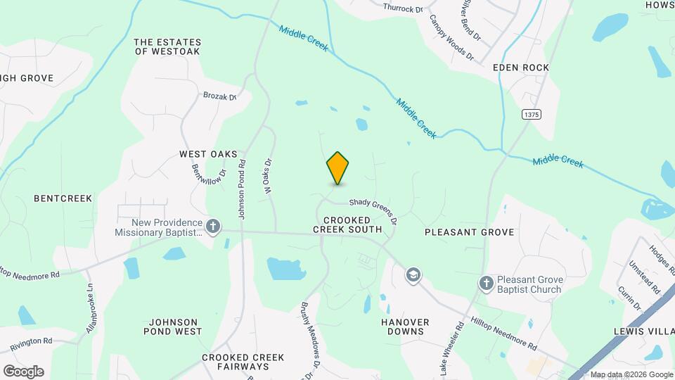 5445 Brushy Meadows Dr Map and Location Details